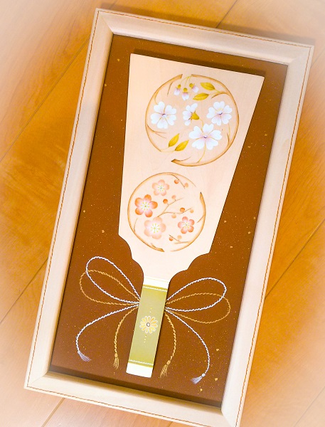 トールペイント羽子板 トールペイント(ローズマリング) 羽子板